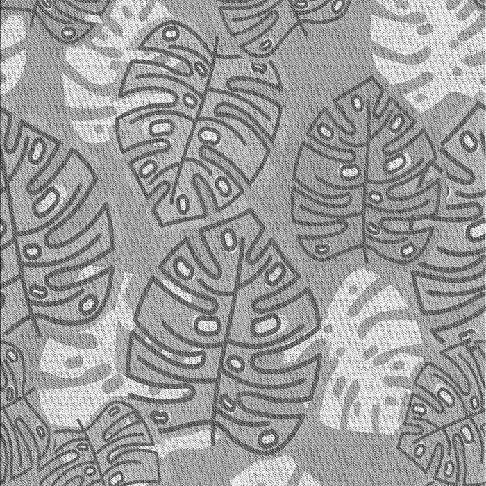 Patterned Platinum Gray Rug, pat1014gry