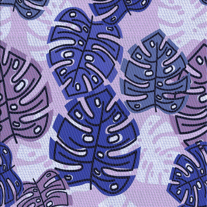 Patterned Mauve Purple Rug, pat1015blu