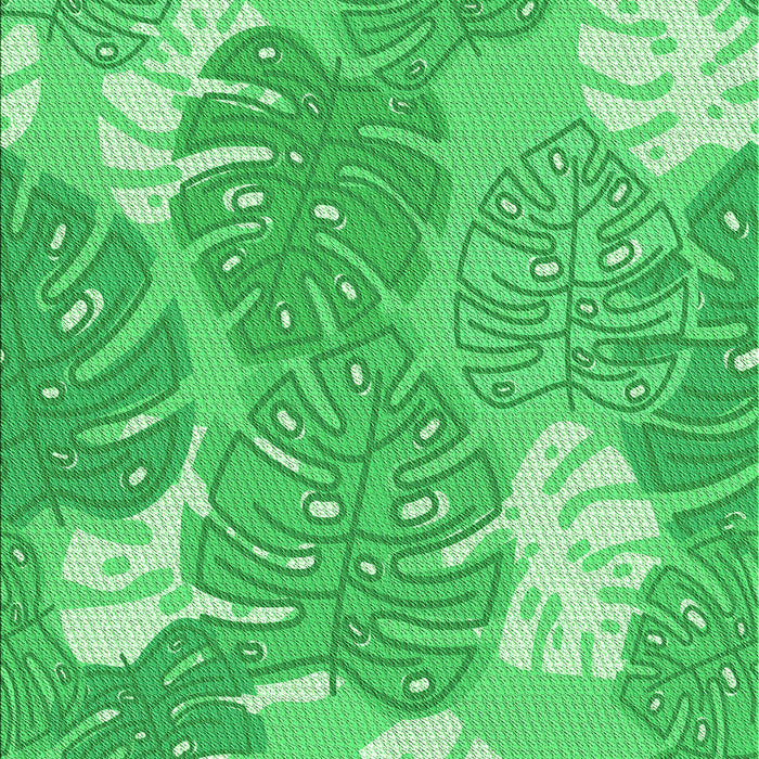 Patterned Neon Green Rug, pat1016grn