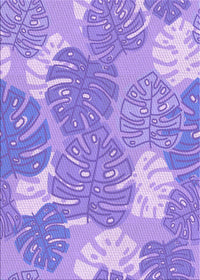 Machine Washable Transitional Purple Rug, wshpat1016pur