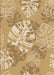 Patterned Cinnamon Brown Rug, pat1017brn