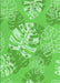 Machine Washable Transitional Emerald Green Rug, wshpat1017grn