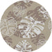 Sideview of Patterned Army Brown Novelty Rug, pat1017