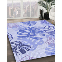 Patterned Blue Rug, pat1018blu