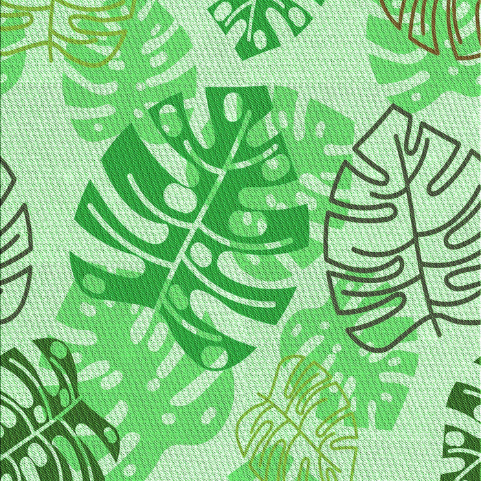 Patterned Jade Green Rug, pat1018grn