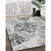 Machine Washable Transitional Gray Rug in a Family Room, wshpat1018gry