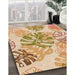 Machine Washable Transitional Khaki Gold Rug in a Family Room, wshpat1018org
