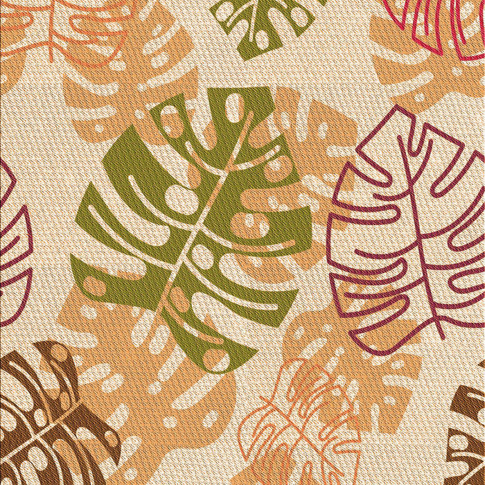 Patterned Khaki Gold Rug, pat1018org