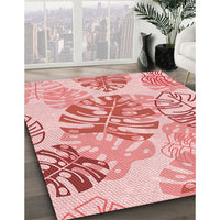 Patterned Orange Rug, pat1018rd