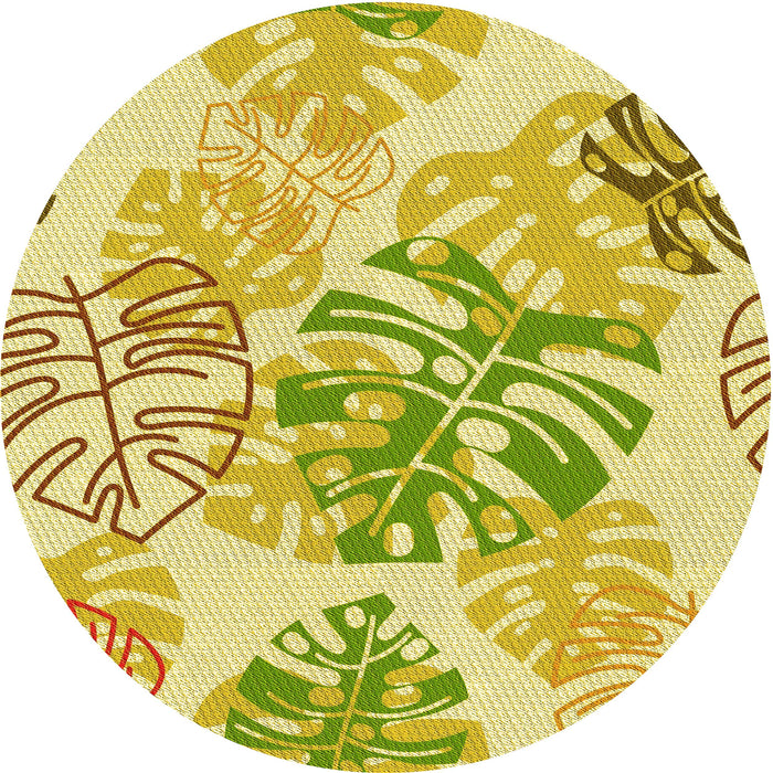 Square Machine Washable Transitional Dark Golden Brown Rug in a Living Room, wshpat1018yw