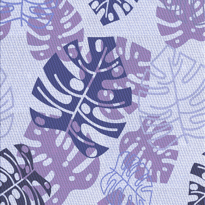 Machine Washable Transitional Light Purple Rug, wshpat1019blu