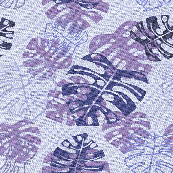 Round Patterned Light Purple Rug, pat1019blu