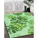 Patterned Light Green Rug in Family Room, pat1019grn