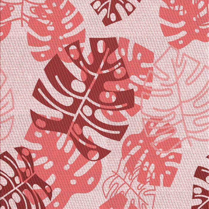 Patterned Deep Rose Pink Rug, pat1019rd