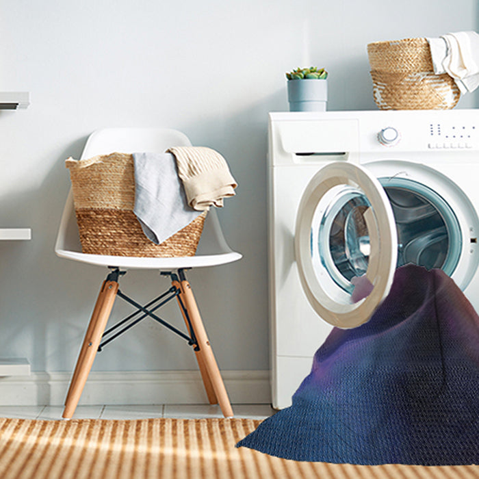 Machine Washable Transitional Lavender Purple Rug in a Washing Machine, wshpat101