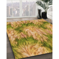 Patterned Yellow Rug, pat102org