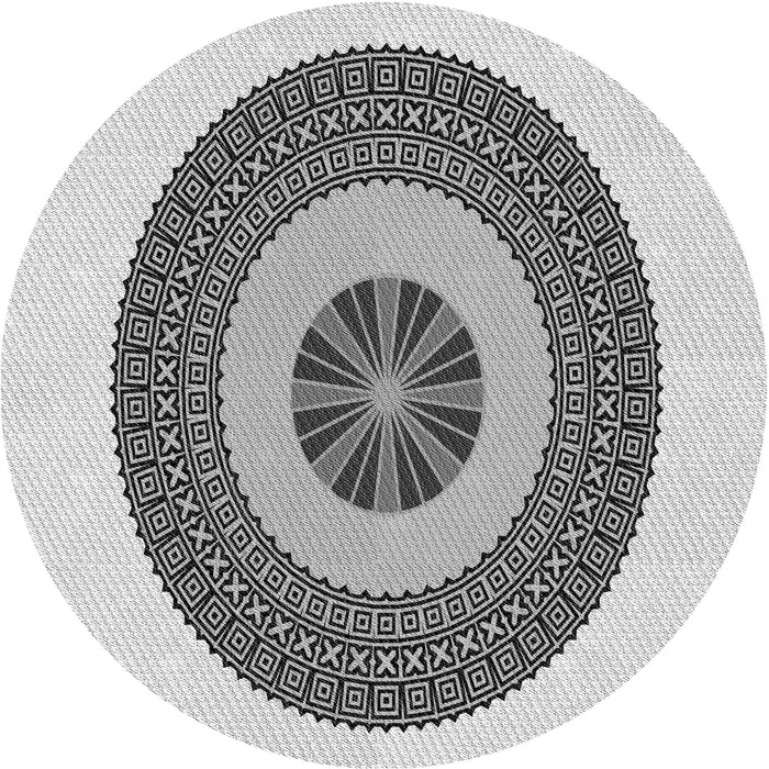 Square Machine Washable Transitional Smokey Gray Rug in a Living Room, wshpat1020gry