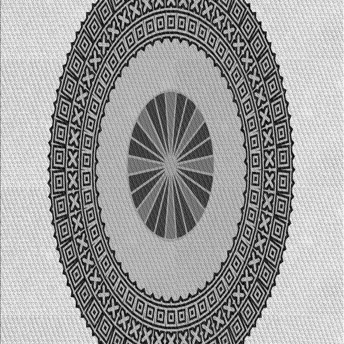 Machine Washable Transitional Smokey Gray Rug, wshpat1020gry