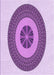 Patterned Orchid Purple Rug, pat1020pur