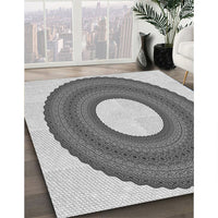 Patterned Ash Gray Rug, pat1021gry