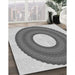 Machine Washable Transitional Ash Gray Rug in a Family Room, wshpat1021gry