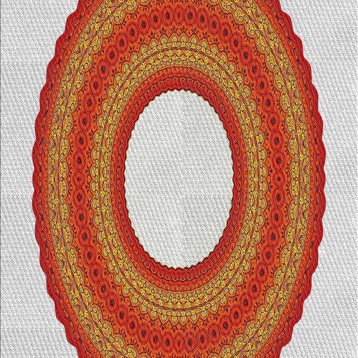 Machine Washable Transitional Red Rug, wshpat1021