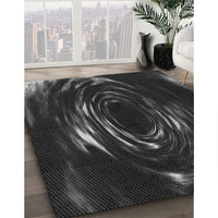 Patterned Carbon Gray Rug, pat1022gry