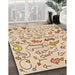 Patterned Bronze Brown Rug in Family Room, pat1023org