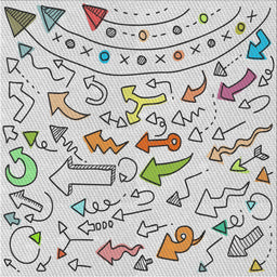 Square Patterned Pearl White Beige Novelty Rug, pat1023