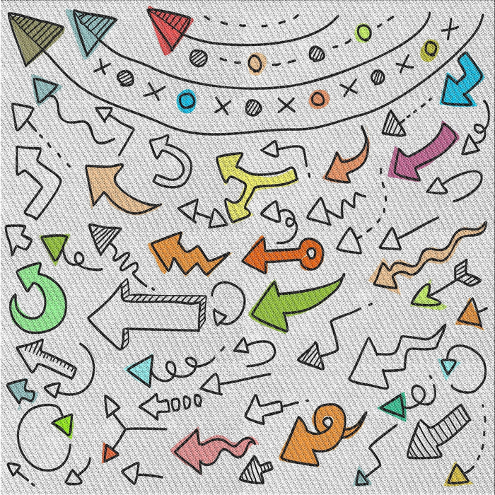 Square Patterned Pearl White Beige Novelty Rug, pat1023