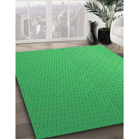 Patterned Neon Green Rug, pat1024grn