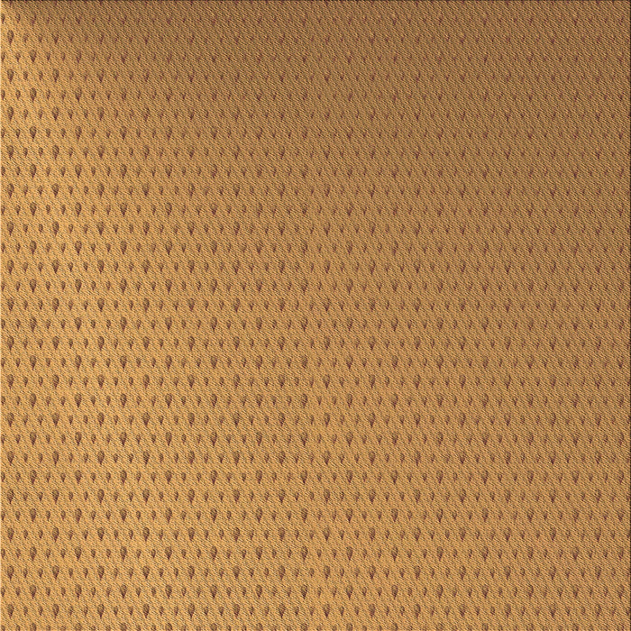 Round Patterned Dark Bisque Brown Rug, pat1024org