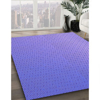 Patterned Purple Mimosa Purple Rug, pat1024pur