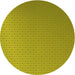 Square Patterned Dark Yellow Green Rug, pat1024yw