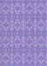 Patterned Purple Mimosa Purple Rug, pat1025blu