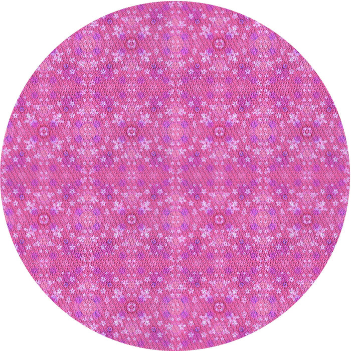 Square Machine Washable Transitional Deep Pink Rug in a Living Room, wshpat1025pur