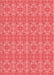 Patterned Red Rug, pat1025rd