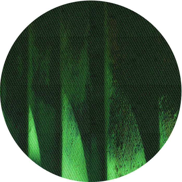 Square Machine Washable Transitional Green Rug in a Living Room, wshpat1026grn