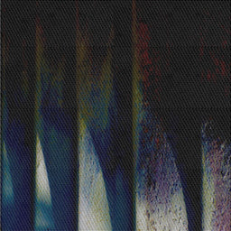 Sideview of Machine Washable Transitional Black Rug, wshpat1026