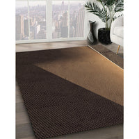 Patterned Sienna Brown Rug, pat1027brn