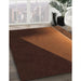 Machine Washable Transitional Mahogany Brown Rug in a Family Room, wshpat1027org