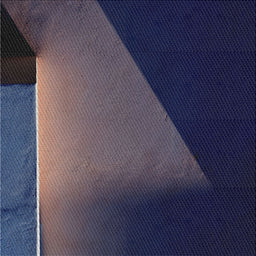 Square Patterned Blue Novelty Rug, pat1027