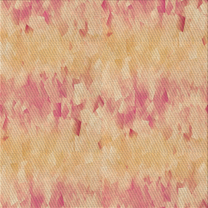 Round Machine Washable Transitional Orange Rug, wshpat1028brn