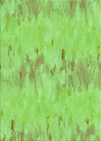 Machine Washable Transitional Green Rug, wshpat1028grn