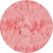 Square Patterned Pastel Pink Rug, pat1028rd