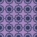 Round Patterned Purple Mimosa Purple Rug, pat1029blu