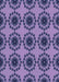 Patterned Purple Mimosa Purple Rug, pat1029blu