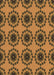 Machine Washable Transitional Dark Bronze Brown Rug, wshpat1029brn