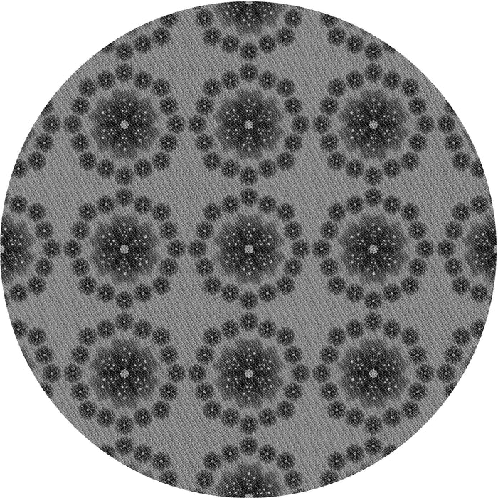 Square Machine Washable Transitional Gunmetal Gray Rug in a Living Room, wshpat1029gry