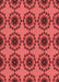 Patterned Red Rug, pat1029rd